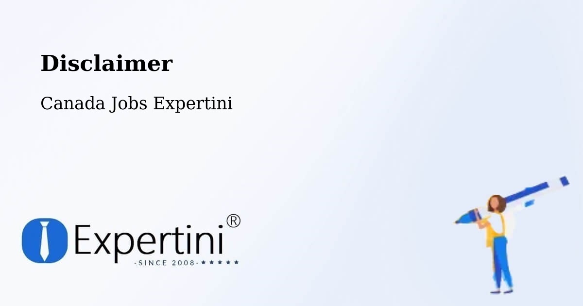 Disclaimer – Brooks - Canada Jobs Expertini